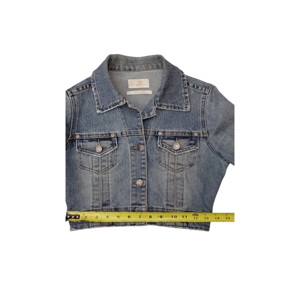 Costa Blanca Classic Blue Denim Crop Jacket - Picture 2 of 6